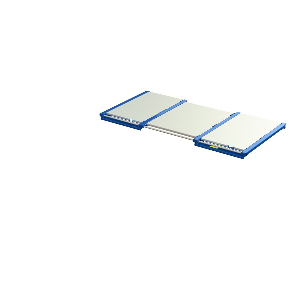 Productafbeelding nr. 2: XL palletuittrekvoorziening, draagvermogen 1.200 kg, uittrekdiepte 70%, bxd 2.600 x 1.200 mm, met stalen legbord