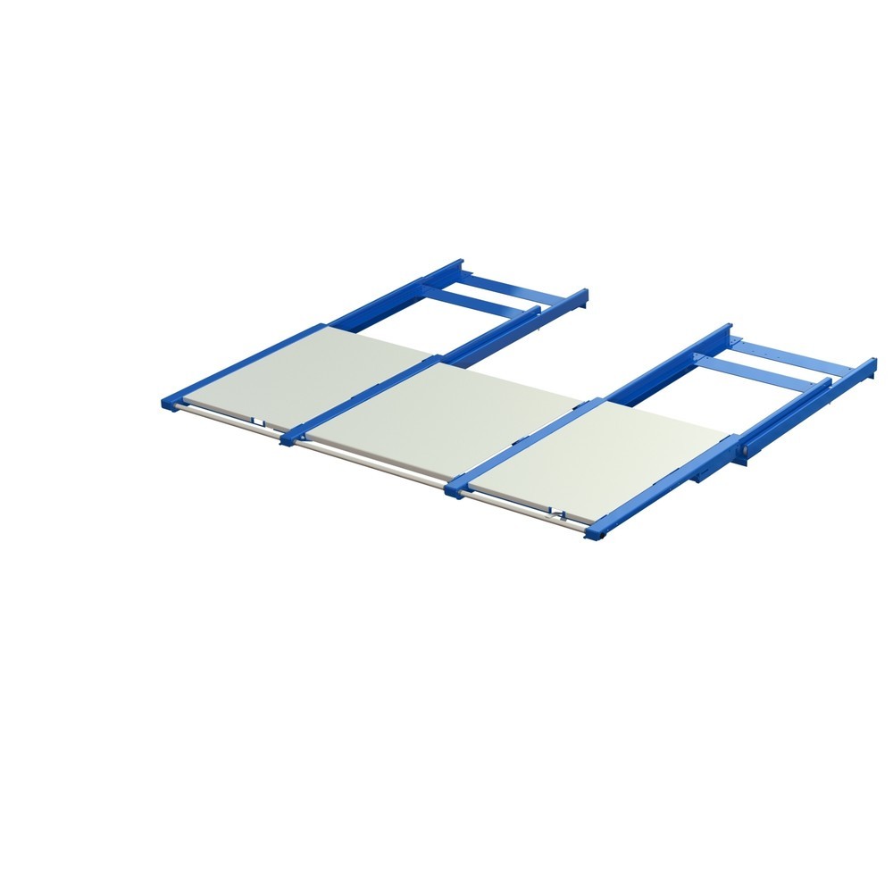 Productafbeelding nr. 1: XL palletuittrekvoorziening, draagvermogen 1.200 kg, uittrekdiepte 100%, bxd 2.600 x 1.200 mm, met stalen legbord