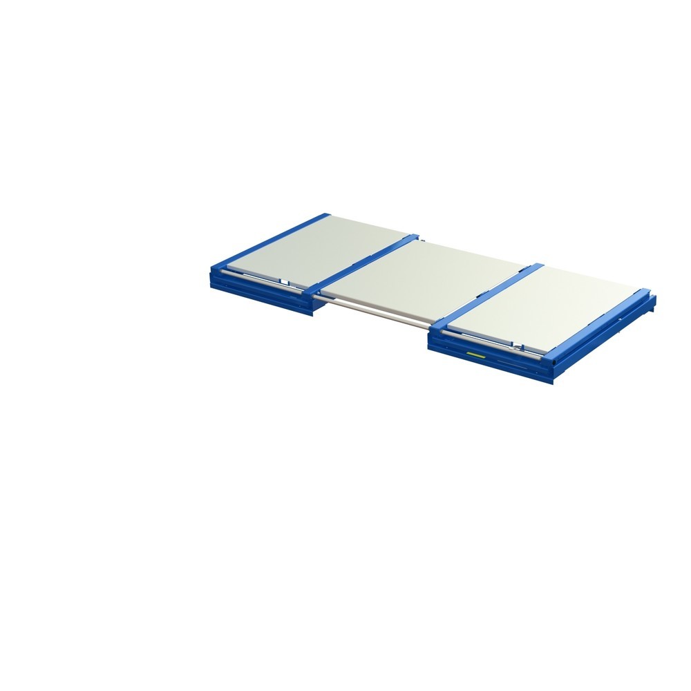 Productafbeelding nr. 2: XL palletuittrekvoorziening, draagvermogen 1.200 kg, uittrekdiepte 100%, bxd 2.600 x 1.200 mm, met stalen legbord