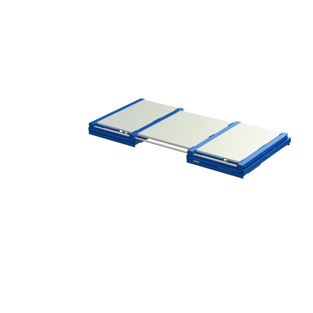 Productafbeelding nr. 2: XL palletuittrekvoorziening, draagvermogen 1.600 kg, uittrekdiepte 100 %, bxd 2.600 x 1.200 mm, met stalen legbord