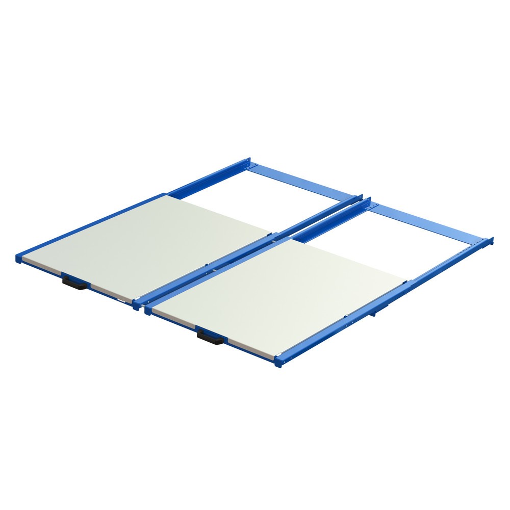 Productafbeelding nr. 2: XL palletuittrekvoorziening, draagvermogen 400 kg, uittrekdiepte 70%, bxd 1.700 x 1.200 mm, met stalen legbord