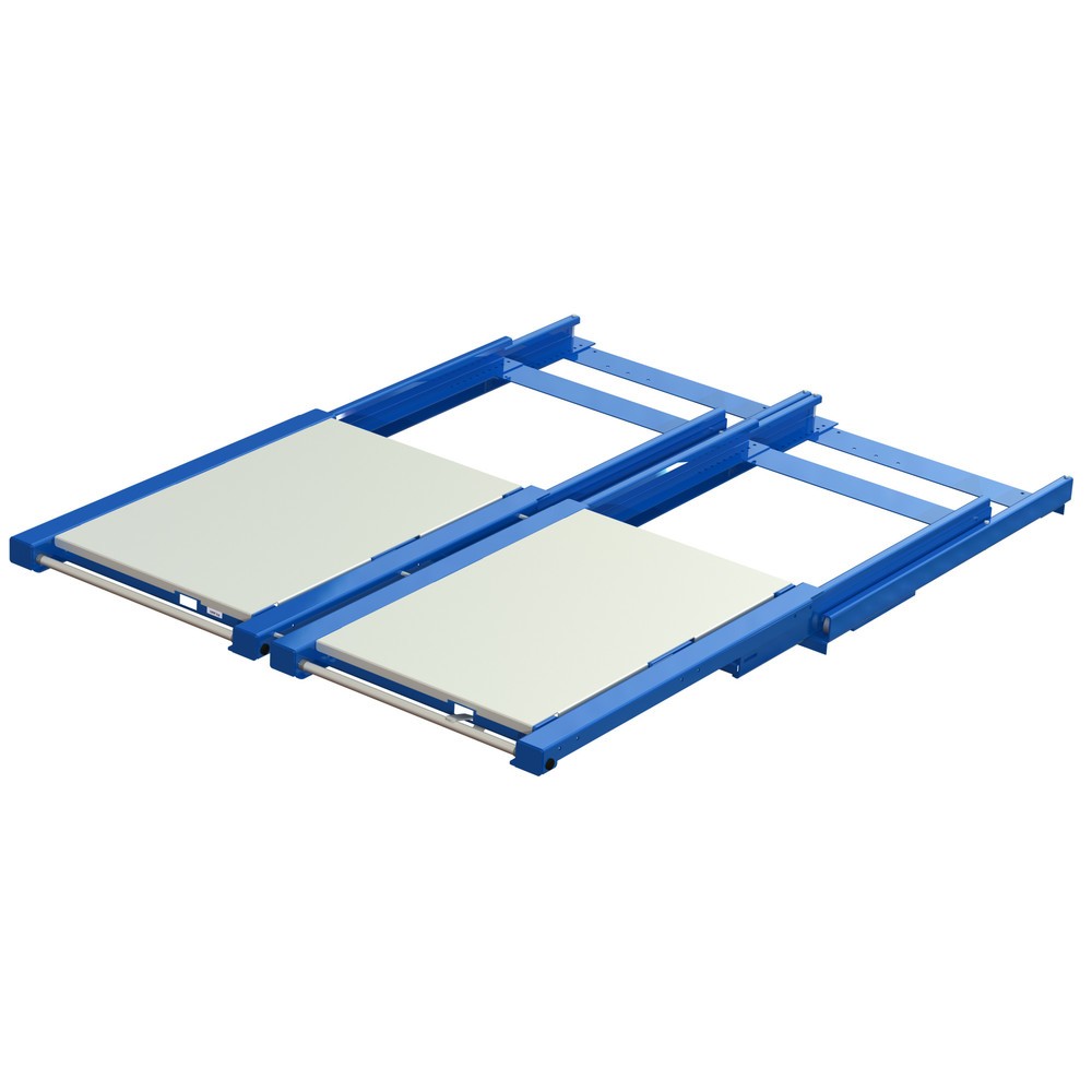 Productafbeelding nr. 2: XL palletuittrekvoorziening, draagvermogen 1.600 kg, uittrekdiepte 100%, bxd 1.700 x 1.200 mm, met stalen legbord