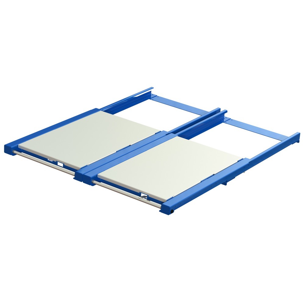 Productafbeelding nr. 2: XL palletuittrekvoorziening, draagvermogen 1.600 kg, uittrekdiepte 70%, bxd 1.700 x 1.200 mm, met stalen legbord
