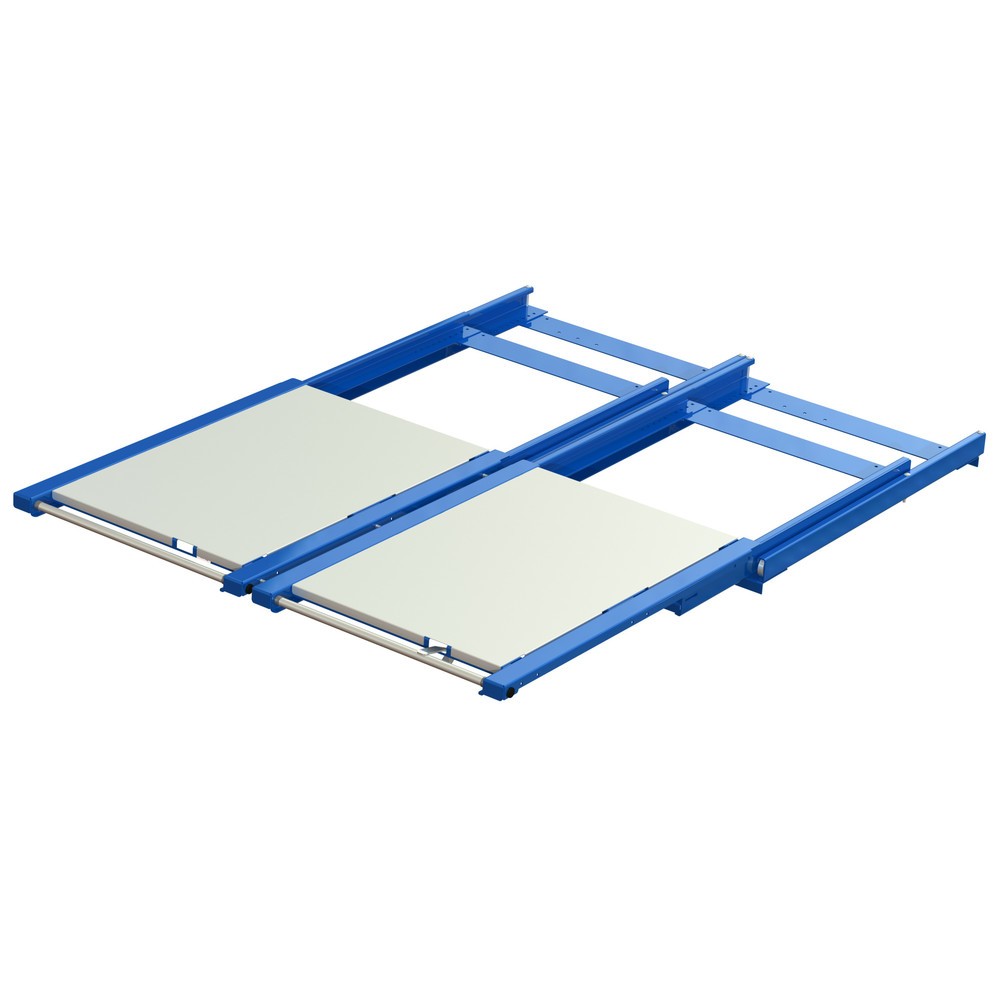 Productafbeelding nr. 2: XL palletuittrekvoorziening, draagvermogen 1.200 kg, uittrekdiepte 100%, bxd 1.700 x 1.200 mm, incl. stalen legbord