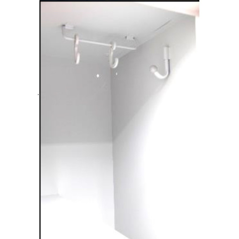 Productafbeelding nr. 4: Z-garderobekast HEMMDAL HDZ-1, cilinderslot, 4 compartimenten, lichtgrijs
