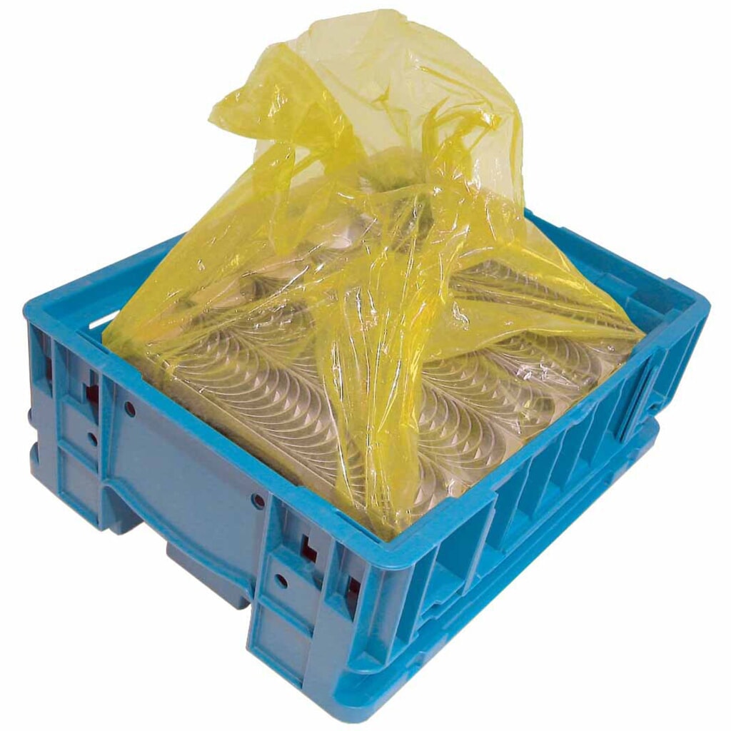 Zak met zijvouwen en VCI-corrosiebescherming, h x b 500 x 430 mm Product afbeelding: Zak met zijvouwen en VCI-corrosiebescherming, h x b 500 x 430 mm