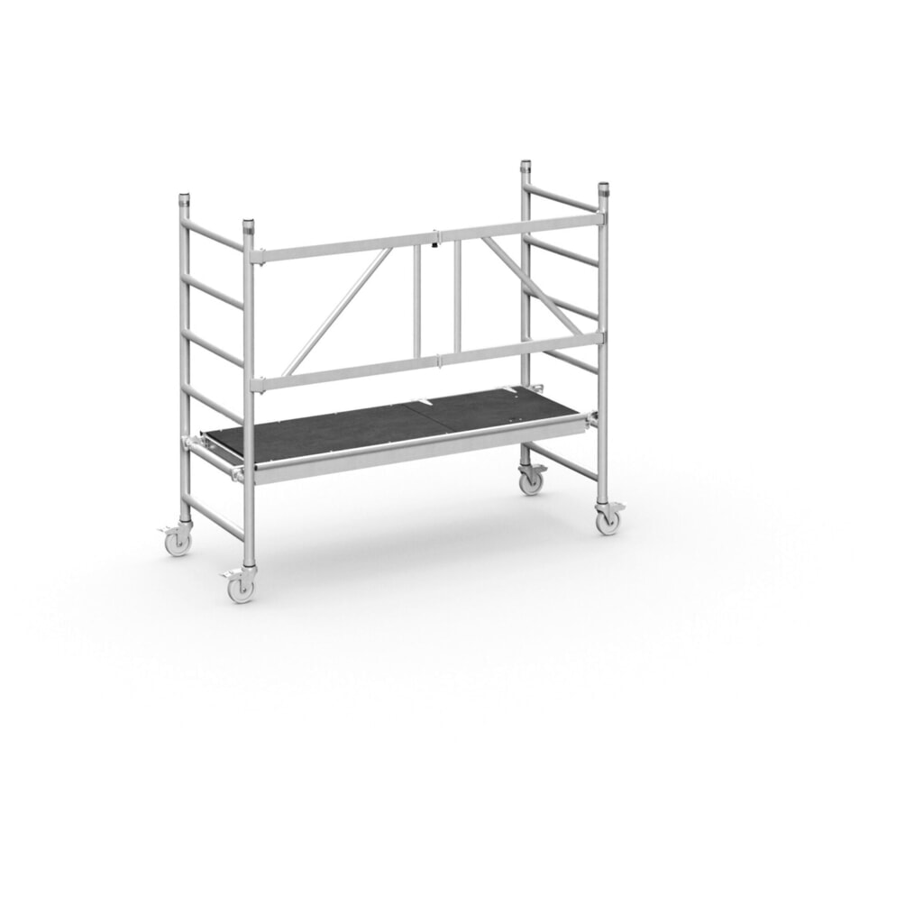 ZARGES inklapbare steiger PaxTower 1T, platform-/stahoogte 0,55 m Product afbeelding: ZARGES inklapbare steiger PaxTower 1T, platform-/stahoogte 0,55 m