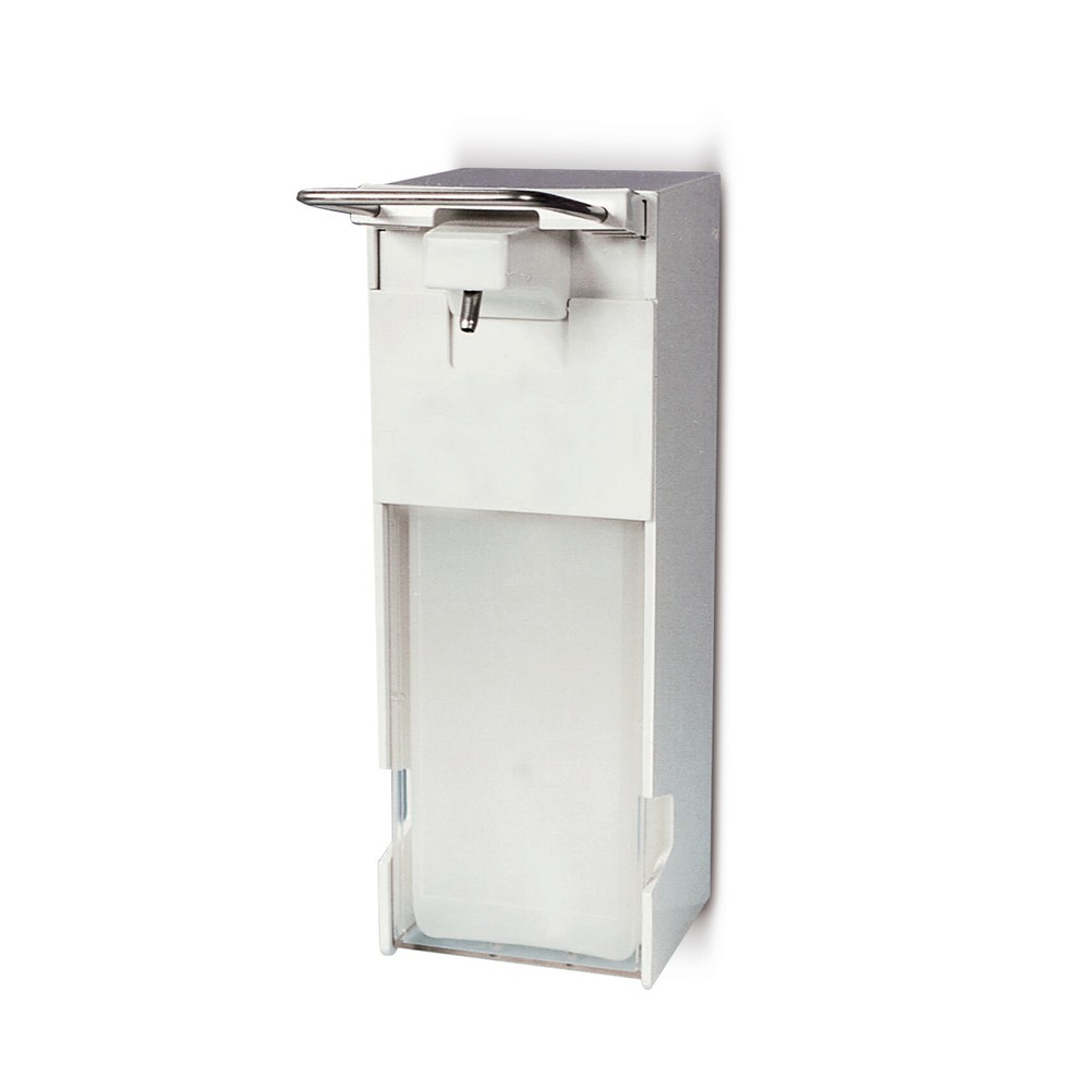 Product afbeelding: Zeep- en desinfectiedispenser met armhendel, inhoud 1.000 ml