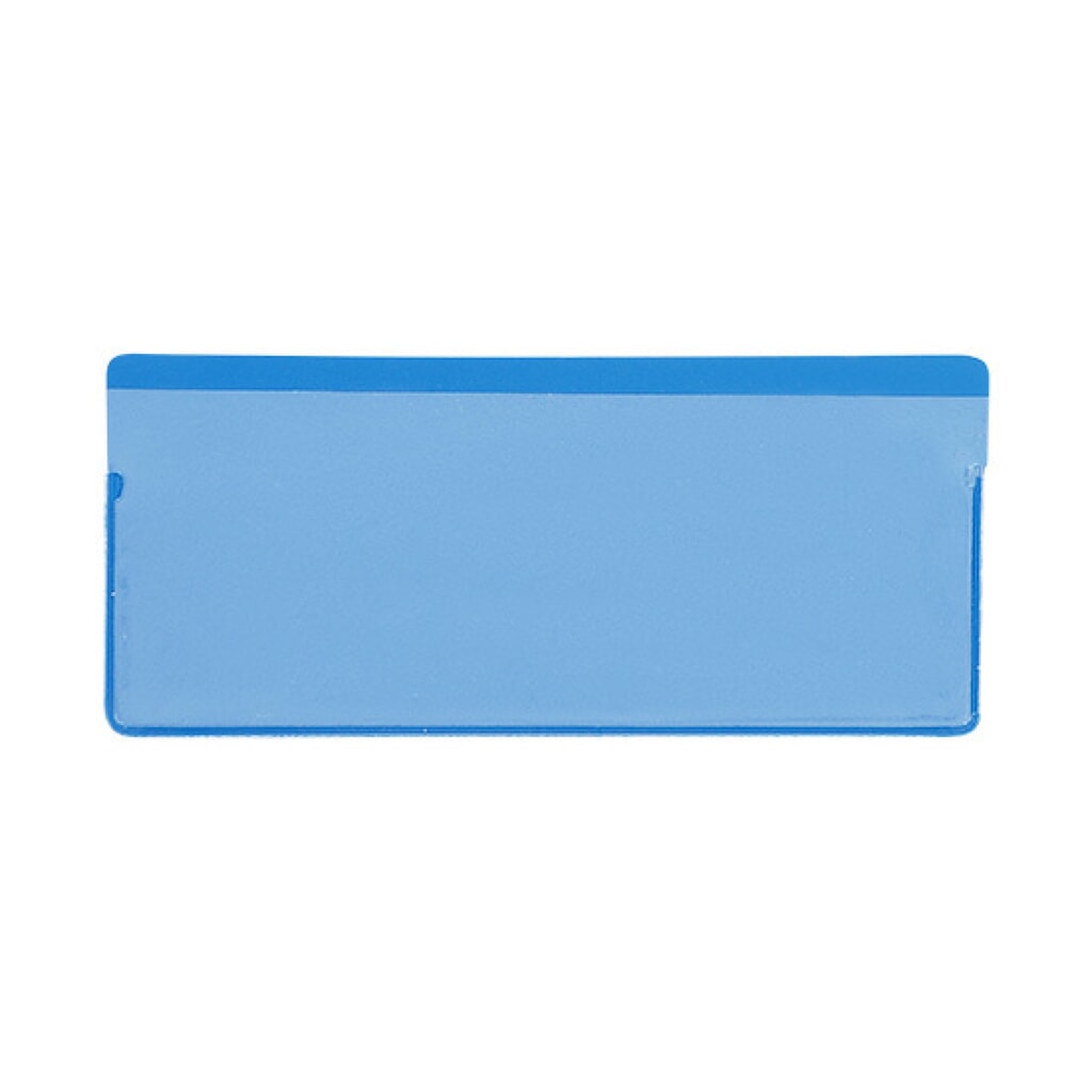Product afbeelding: Zichthoezen met magneetstroken, 50 stuks per verpakkingseenheid, hxb 50 x 110 mm, opening bovenaan