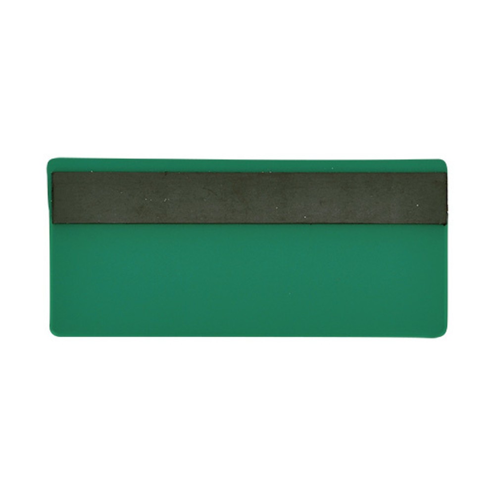 Productafbeelding nr. 2: Zichthoezen met magneetstroken, h x b 50 x 110 mm, opening bovenaan, 50 stuks/VE, groen