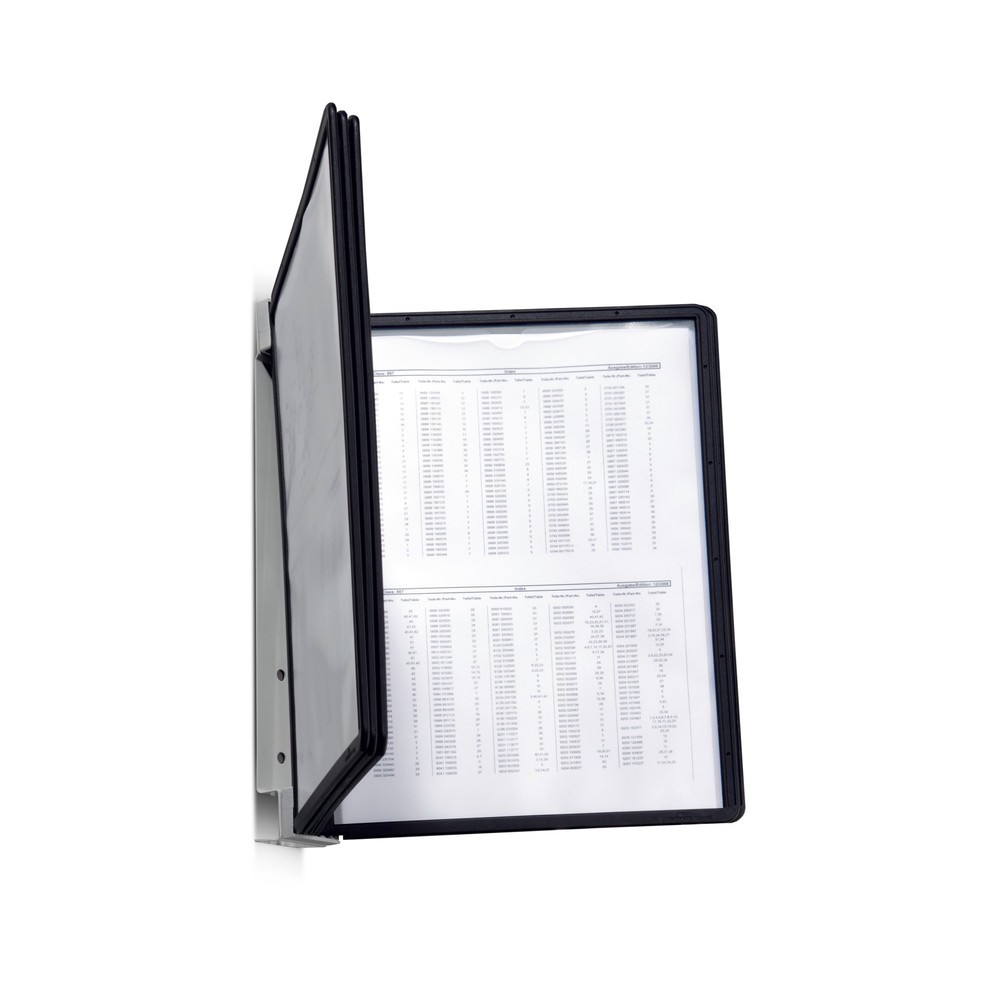 Product afbeelding: Displaymappensysteem met 5 mappen, zwart