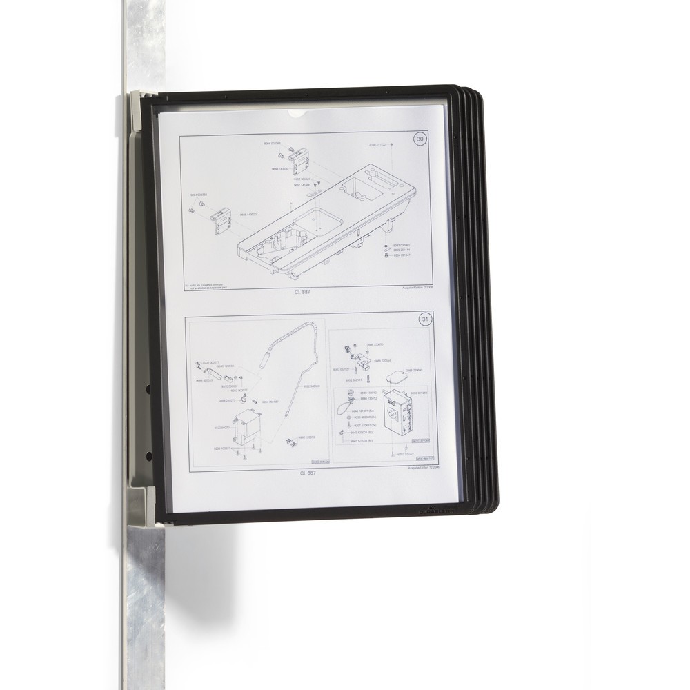 Productafbeelding nr. 2: Displaymappensysteem met 5 mappen, zwart