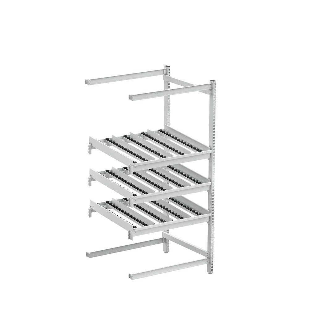 Product afbeelding: Verlengframe zijkant voor TRESTON kanbanstelling FIFO, ESD, h x b x d 1.860 x 933 x 805 mm