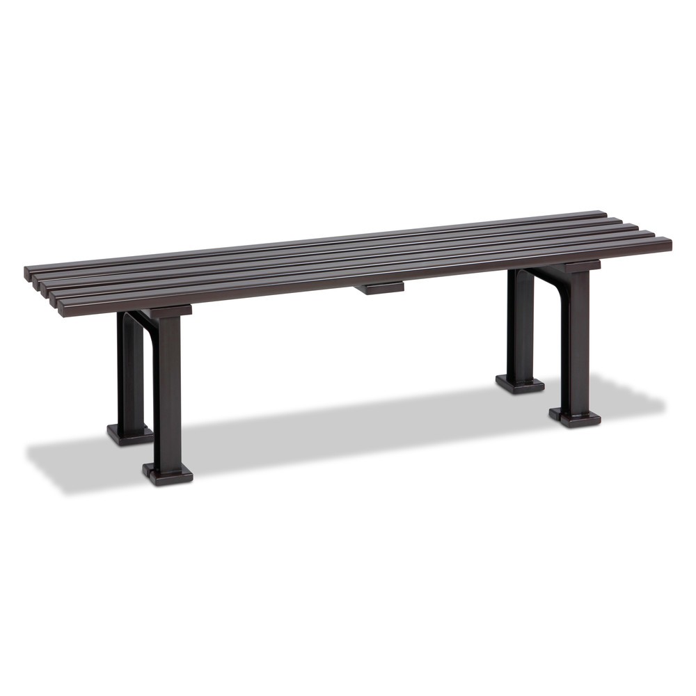 Product afbeelding: Zitbank Basel, lengte 1.500 mm, 2 poten, bruin