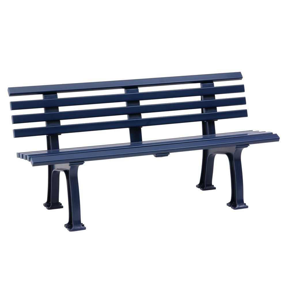 Productafbeelding nr. 1: Zitbank Bern, lengte 1500 mm, 2 poten, blauw