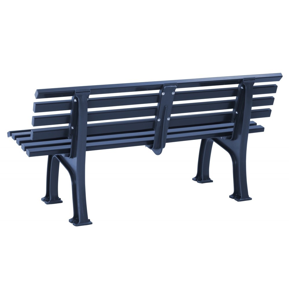 Productafbeelding nr. 3: Zitbank Bern, lengte 1500 mm, 2 poten, blauw