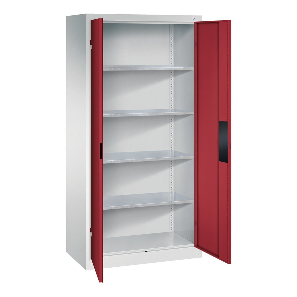 Productafbeelding nr. 4: Draaideurkast, cap. 700 kg, 195x93x50cm, lichtgrijs, zwartgrijs