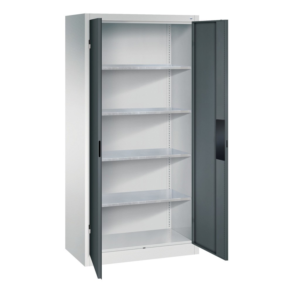 Productafbeelding nr. 4: Draaideurkast, cap. 700 kg, 195x93x50cm, antracietgrijs, lichtblauw