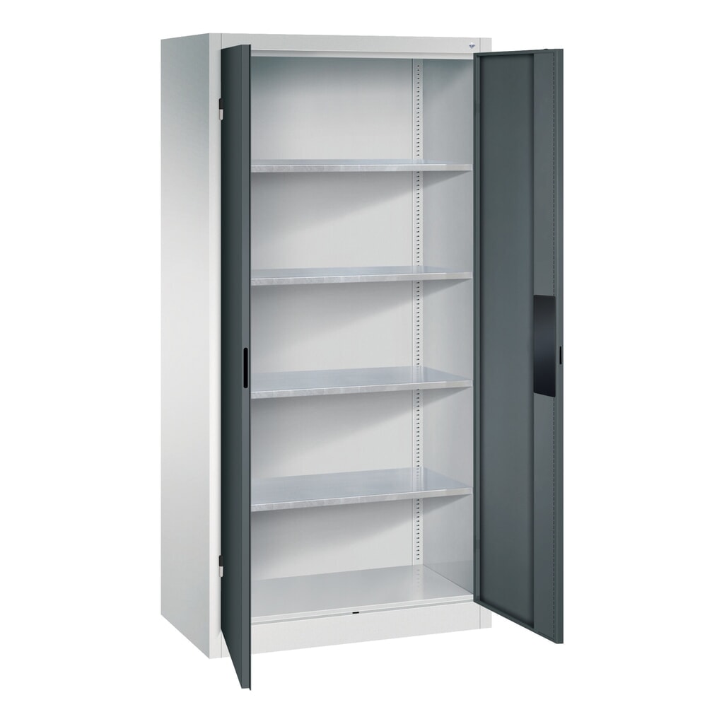 Productafbeelding nr. 5: Draaideurkast, cap. 700 kg, 195x93x50cm, antracietgrijs, lichtblauw