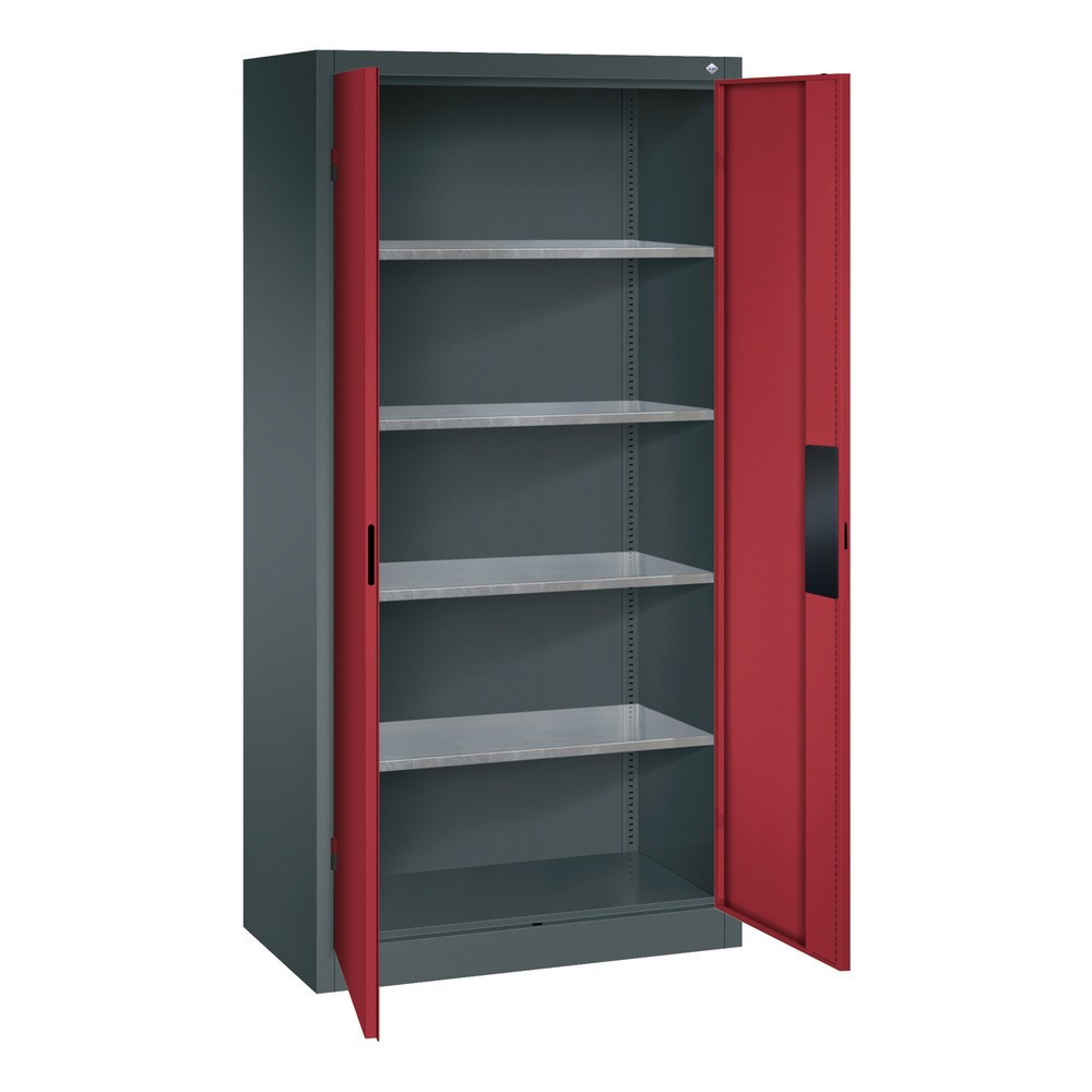 Productafbeelding nr. 4: Draaideurkast, cap. 700 kg, 195x93x50cm, antracietgrijs, zwartgrijs