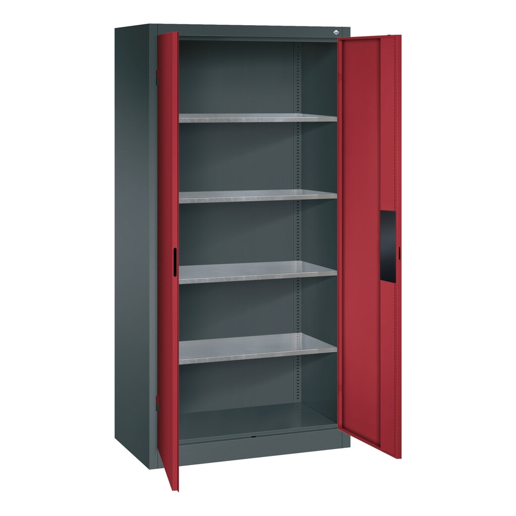 Productafbeelding nr. 5: Draaideurkast, cap. 700 kg, 195x93x50cm, antracietgrijs, zwartgrijs