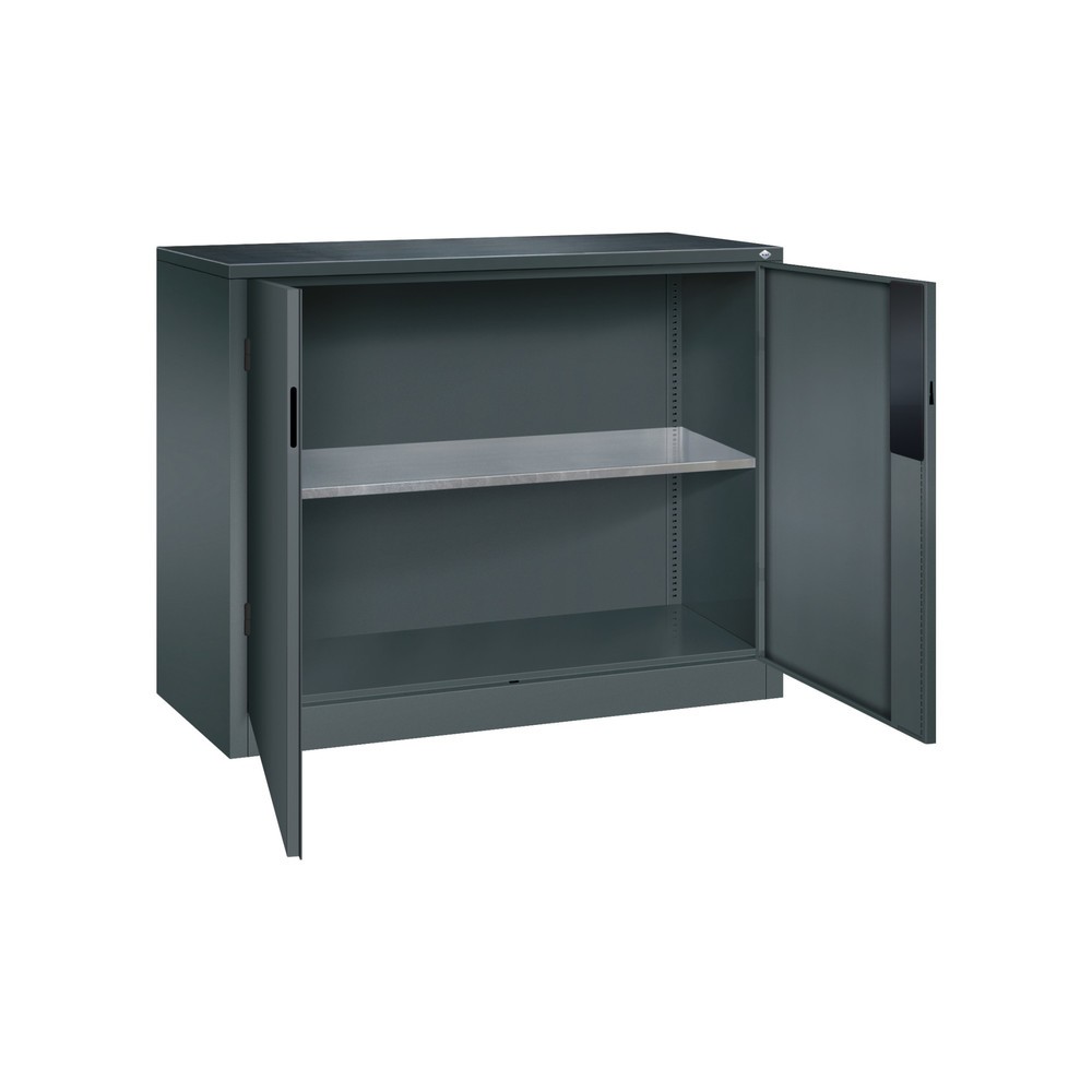 Productafbeelding nr. 4: Zwaarlastkast met opensl. deuren, cap. 700 kg, 100x120x50cm, antracietgrijs, antracietgrijs