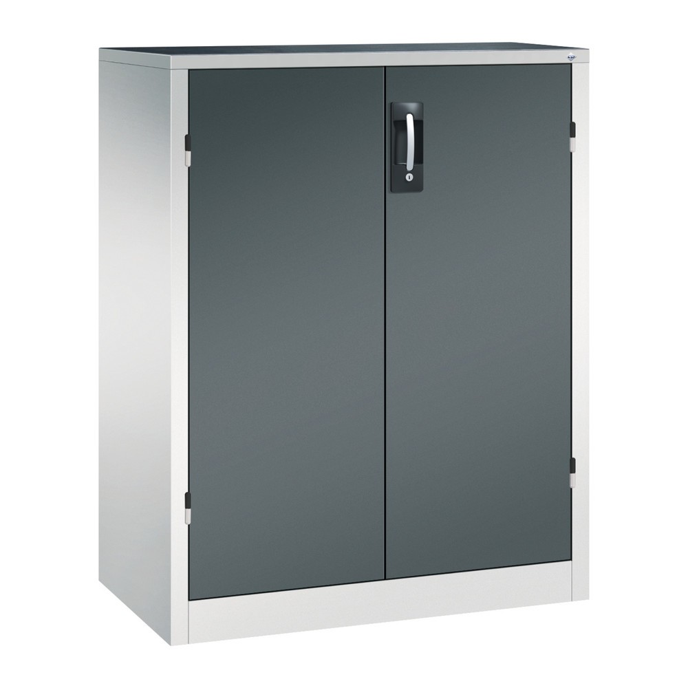 Productafbeelding nr. 1: Zwaarlastkast met opensl. deuren, cap. 700 kg, 120x93x50cm, lichtgrijs, antracietgrijs