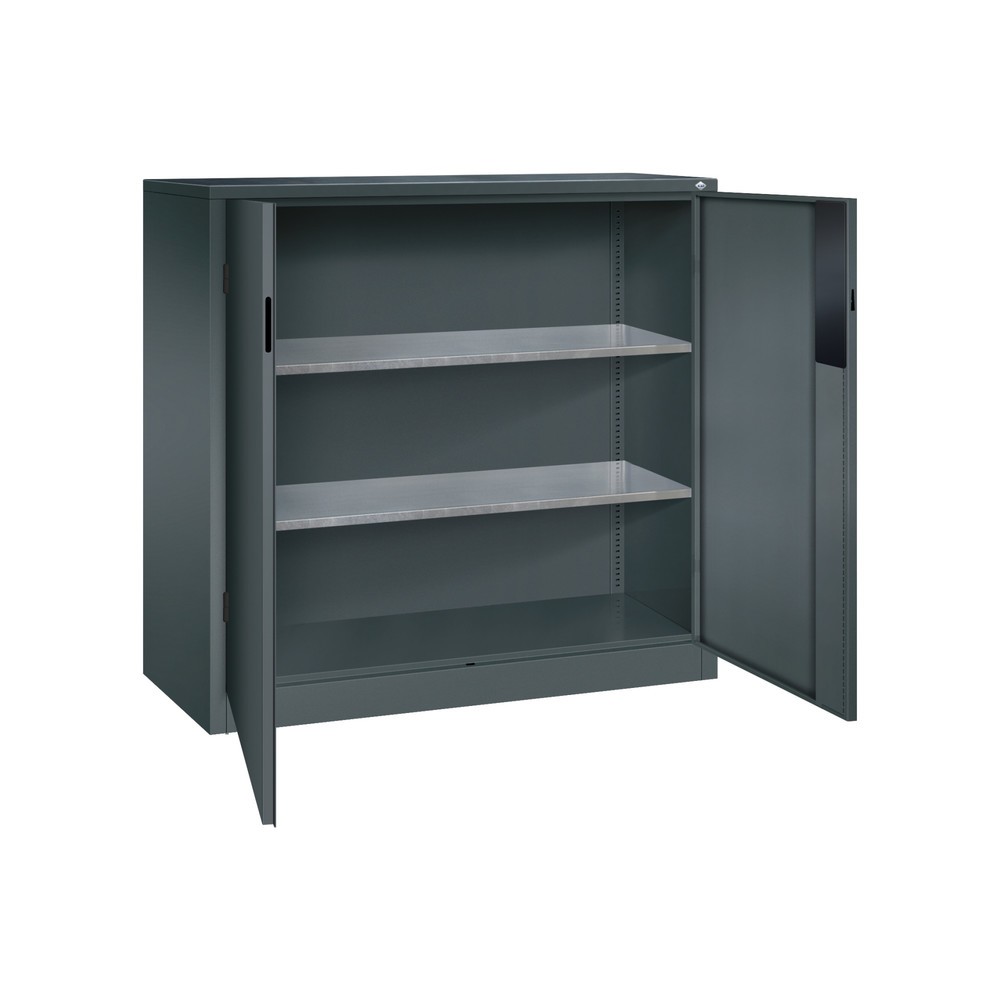 Productafbeelding nr. 4: Zwaarlastkast met opensl. deuren, cap. 700 kg, 120x120x50cm, antracietgrijs, antracietgrijs