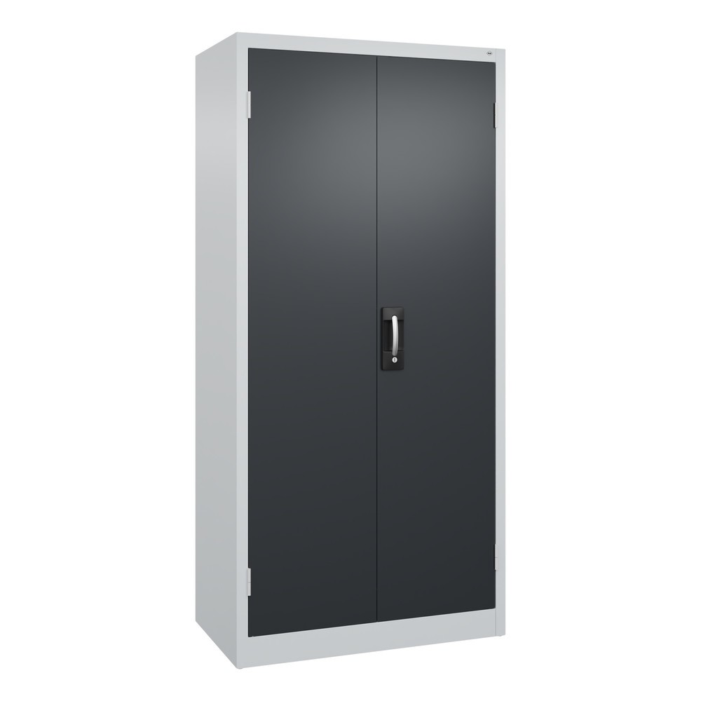 Productafbeelding nr. 1: Draaideurkast, cap. 700 kg, 195x93x50cm, lichtgrijs, zwartgrijs
