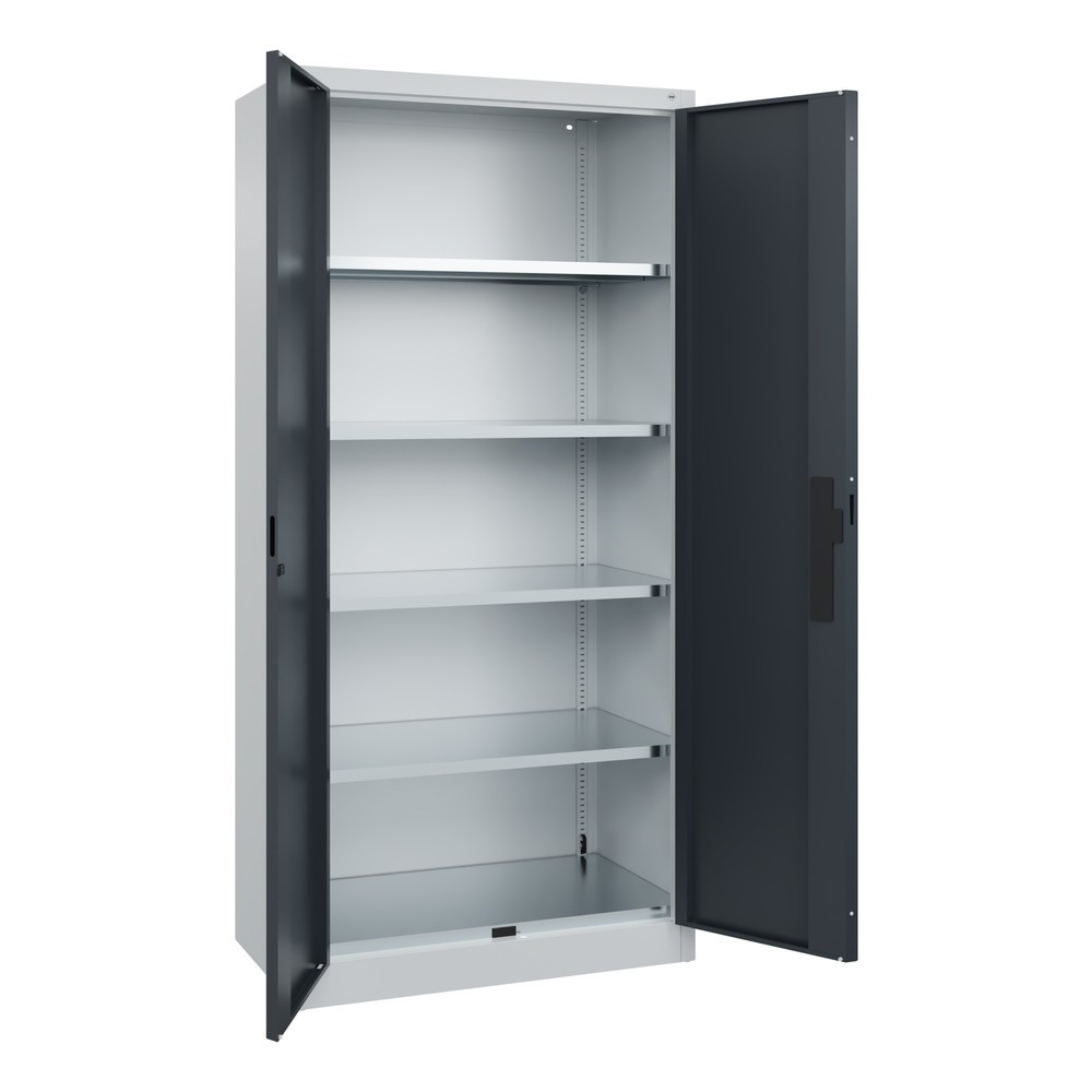 Productafbeelding nr. 6: Draaideurkast, cap. 700 kg, 195x93x50cm, lichtgrijs, antracietgrijs
