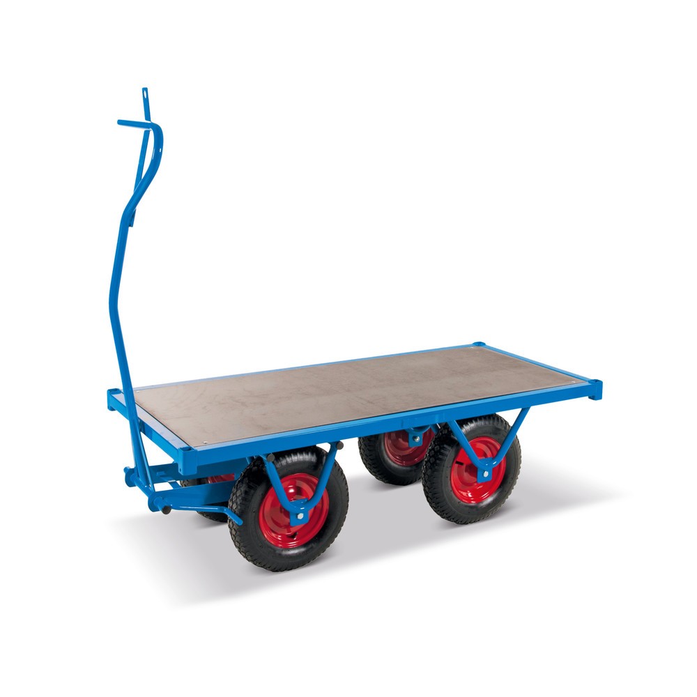 Product afbeelding: Zware handtrekwagen met vlak laadvlak, bxd 700 x 1.500 mm