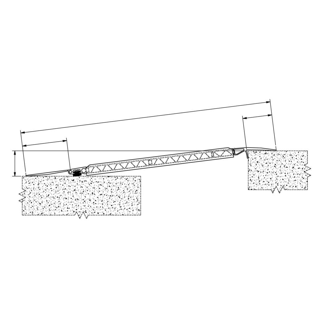 Productafbeelding nr. 3: Altec laadbrug HF, beweegbare oprijplaat voor geringe aanrijhoek, draagvermogen 4.000 kg, BxL 1.250 x 1.235 mm