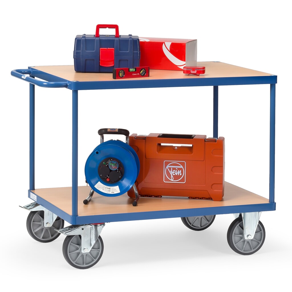 Productafbeelding nr. 3: Zware tafel- en montagewagen fetra®, 2 etages van 500 x 850 mm