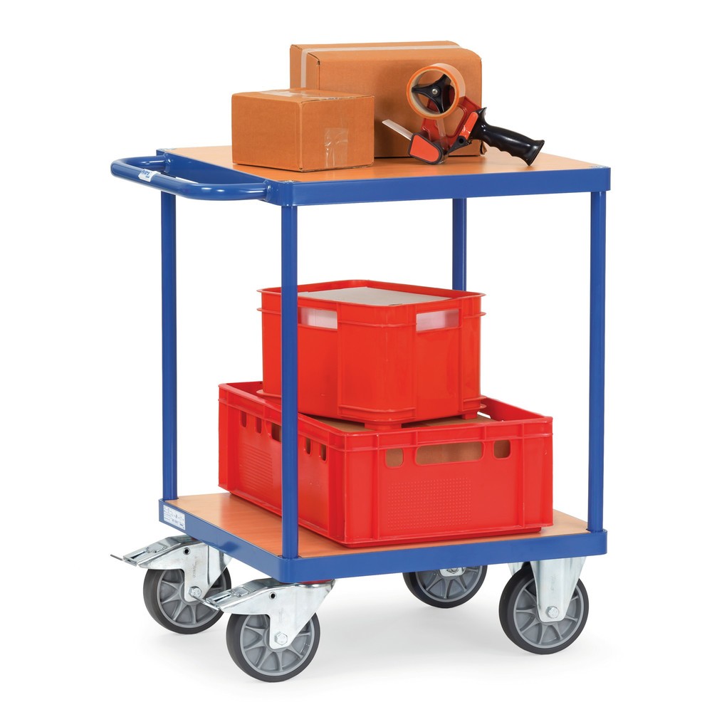 Productafbeelding nr. 2: Zware tafel- en montagewagen fetra®, 2 etages van 600 x 600 mm