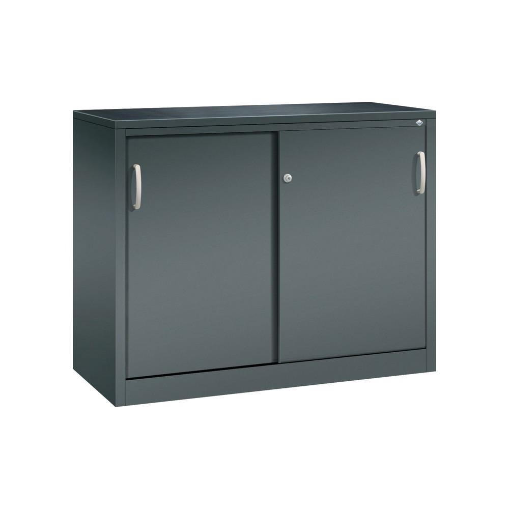 Product afbeelding: Zwarelast-schuifdeurenkast C+P, hxbxd 1.000 x 1.200 x 500 mm, antracietgrijs, antracietgrijs