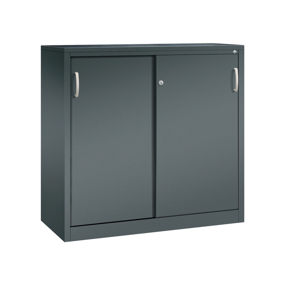 Product afbeelding: Zwarelast-schuifdeurenkast C+P, hxbxd 1.200 x 1.200 x 500 mm, antracietgrijs, antracietgrijs