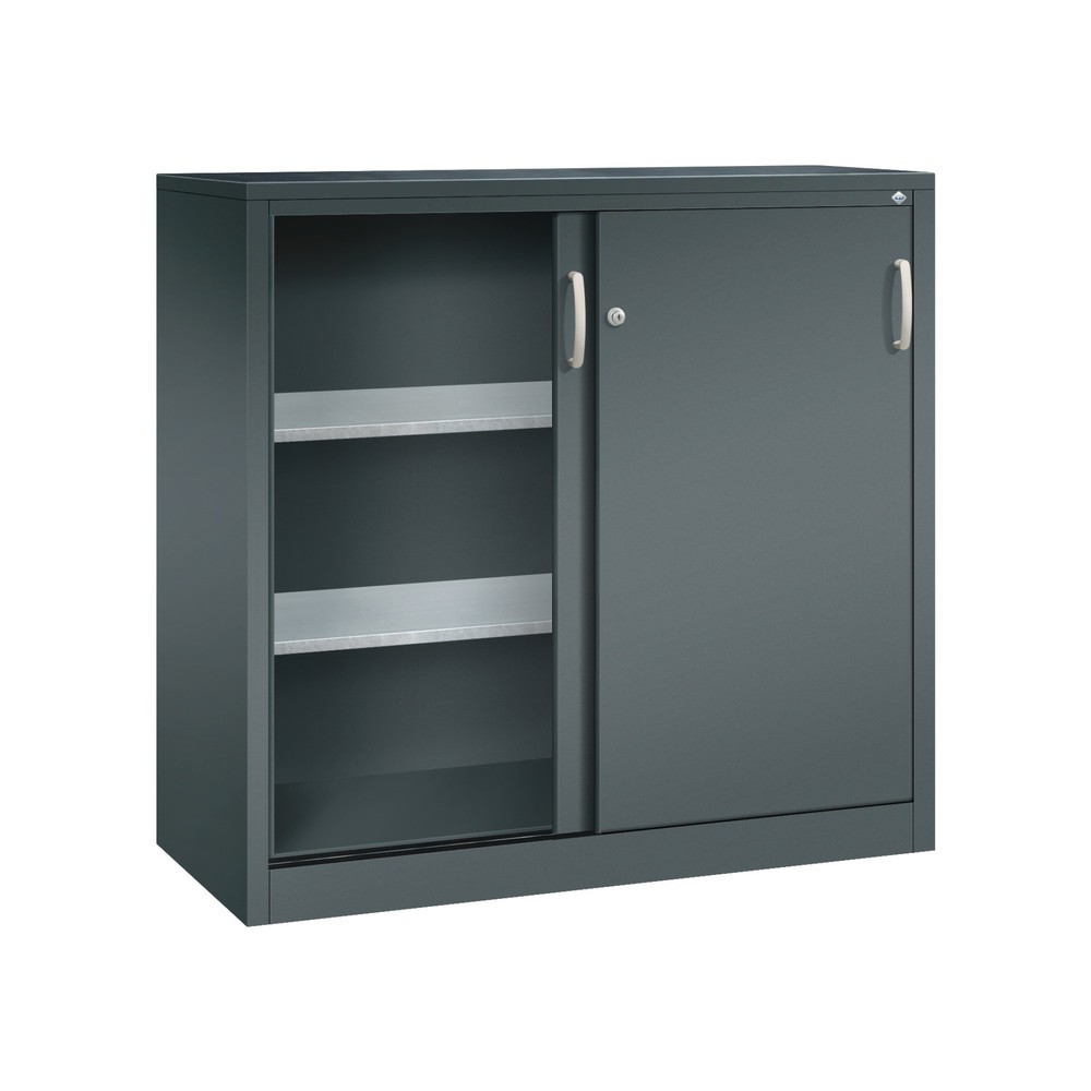 Productafbeelding nr. 3: Zwarelast-schuifdeurenkast C+P, hxbxd 1.200 x 1.200 x 500 mm, antracietgrijs, antracietgrijs