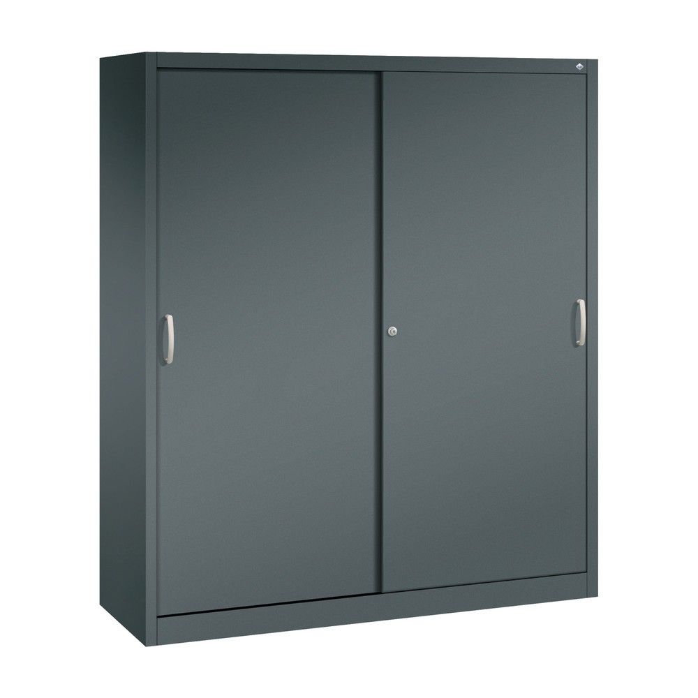 Productafbeelding nr. 1: Zwarelast-schuifdeurenkast C+P, hxbxd 1.950 x 1.600 x 500 mm, antracietgrijs, antracietgrijs