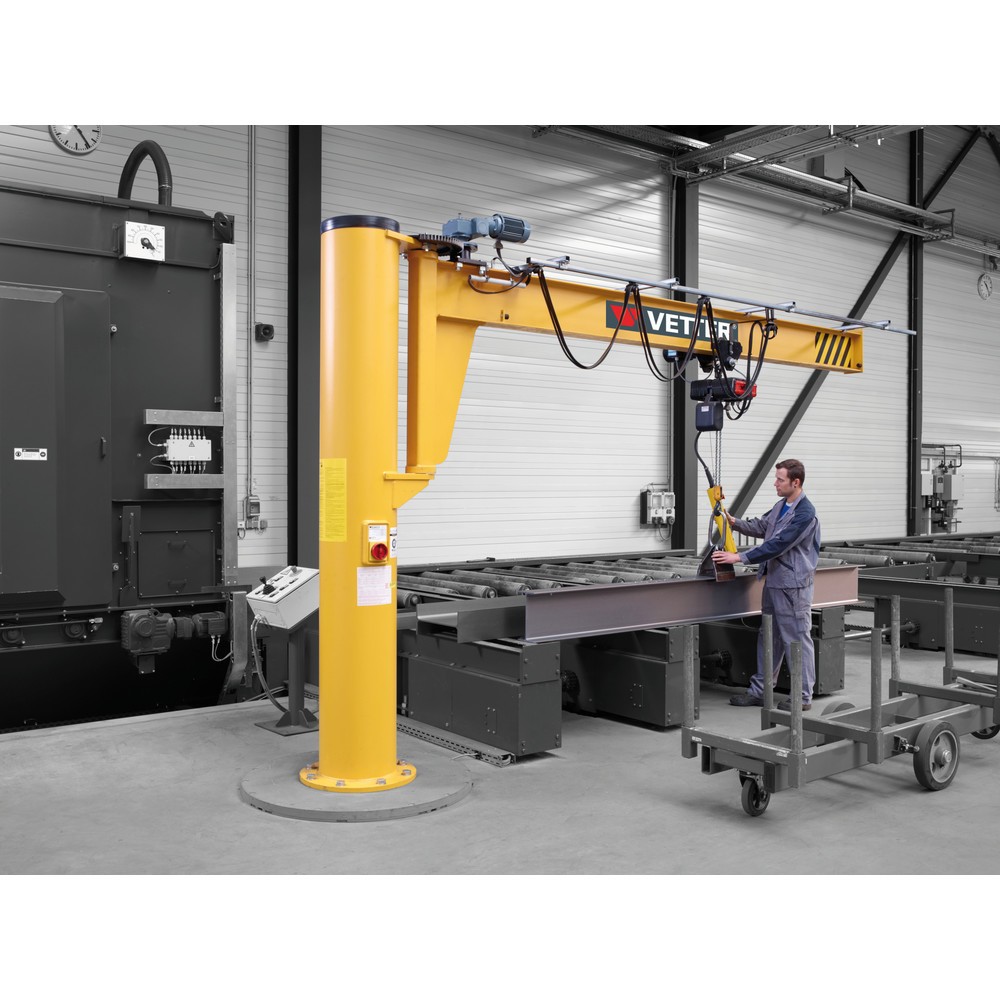Productafbeelding nr. 4: Zwenkkraan VETTER® incl. elektrische takel LIFTKET, wanduitvoering, lage constructie, reikwijdte 3.000 mm, draagvermogen 125 kg