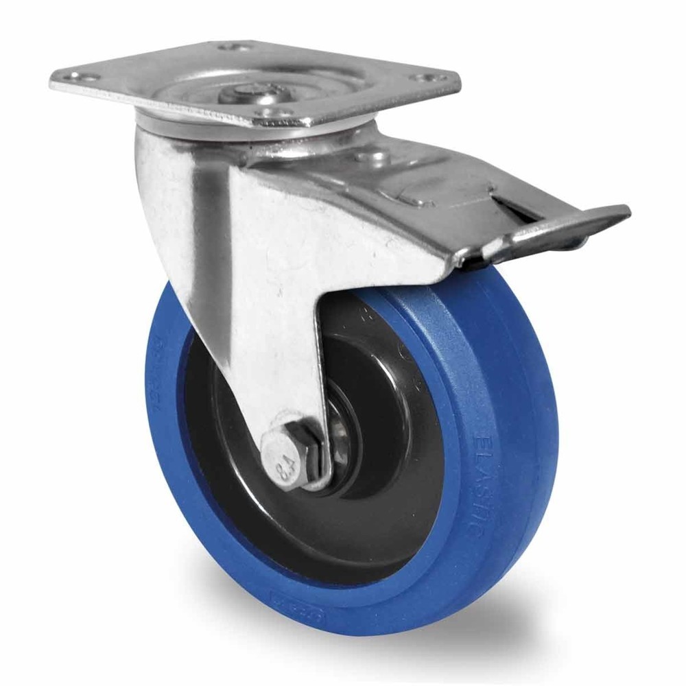 Product afbeelding: Zwenkwiel met volledige vastzetrem ø 80 mm serie R4E1 kogellager