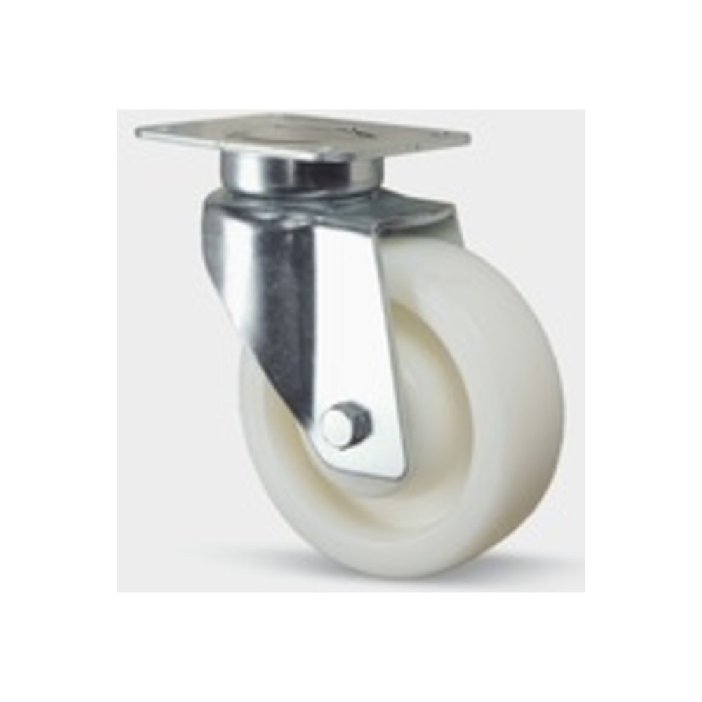 Product afbeelding: Zwenkwiel TENTE polyamide, precisiekogellager, behuizing van zwaar plaatstaal, Ø x breedte 200 x 50 mm, cap. 600 kg