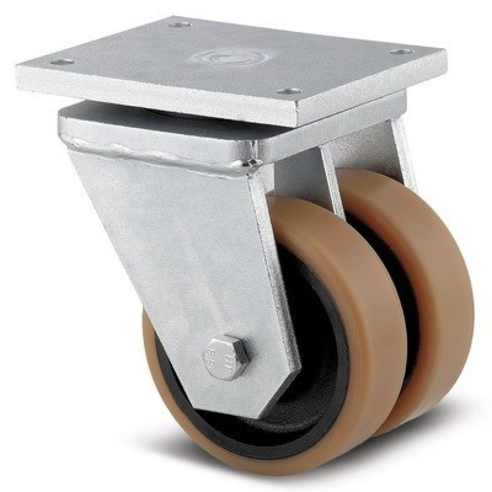 Product afbeelding: Bokwiel TENTE PU, dubbel wiel, precisiekogellager, Ø x breedte 250 x 50 mm, draagvermogen 2.400 kg
