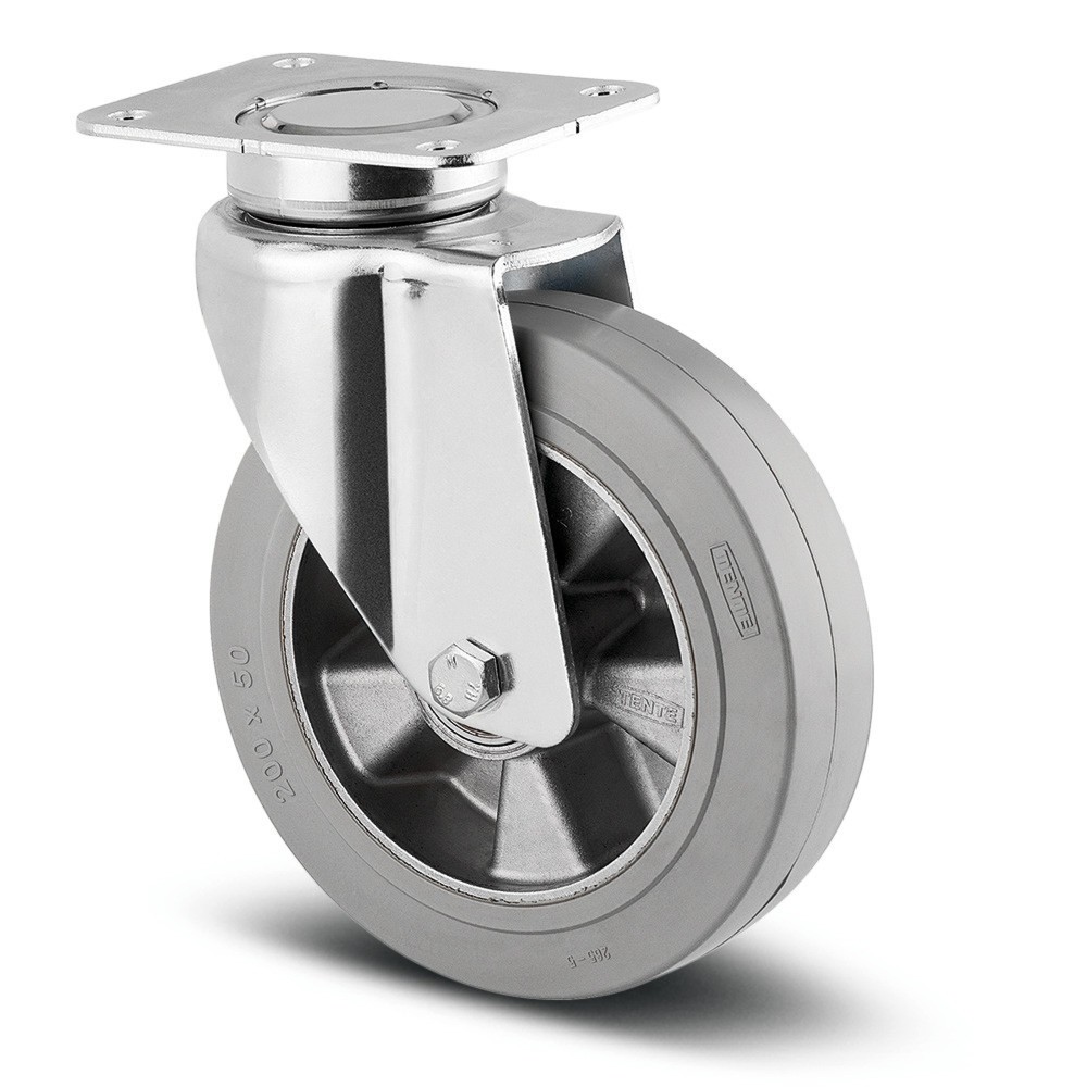 Product afbeelding: Zwenkwiel TENTE PU, precisiekogellager, Ø x breedte 200 x 50 mm, cap. 600 kg