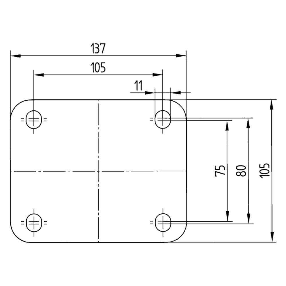 Productafbeelding nr. 3: Zwenkwiel TENTE PU, precisiekogellager, Ø x breedte 200 x 50 mm, cap. 600 kg