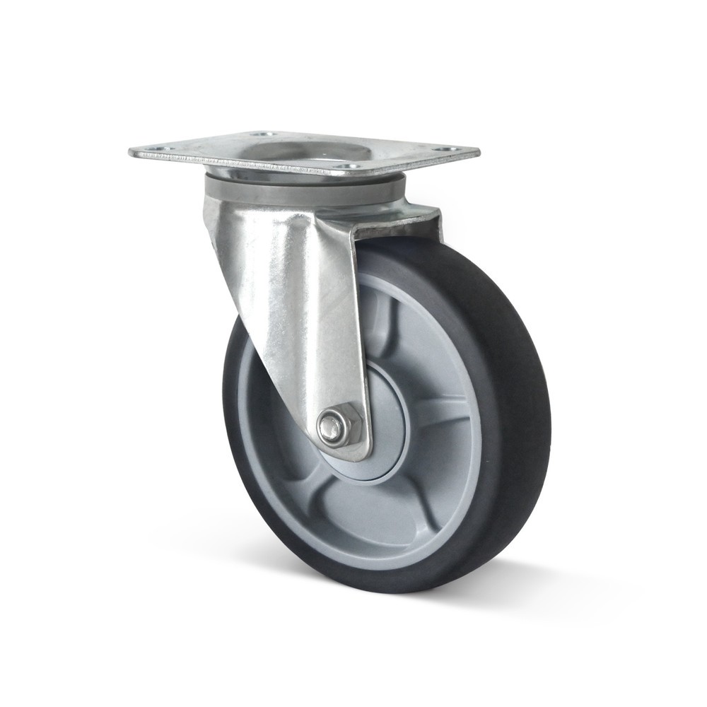 Product afbeelding: Zwenkwiel TPE, niet strepend, Øxb 100 x 35 mm, capaciteit 135 kg