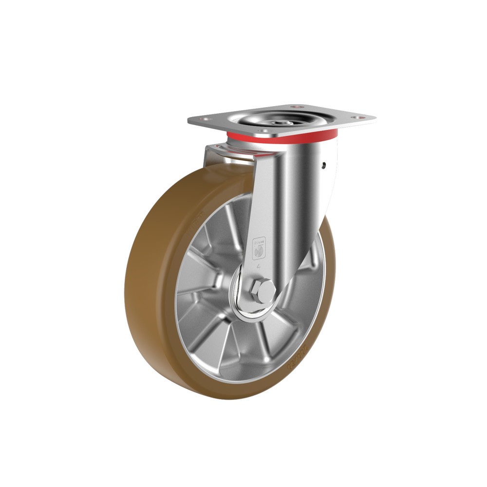 Product afbeelding: Zwenkwiel voor zware last Wicke Topthane® PU, Ø x breedte 100 x 40 mm, reikbereik 38 mm, cap. 200 kg