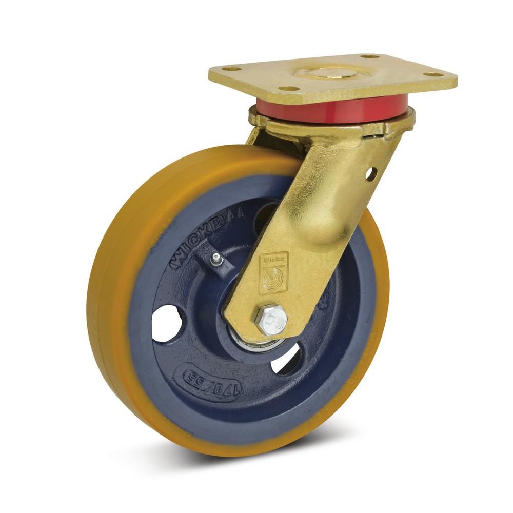 Product afbeelding: Zwenkwiel voor zware lasten Wicke PU, Ø x breedte 100 x 50 mm, cap. 450 kg