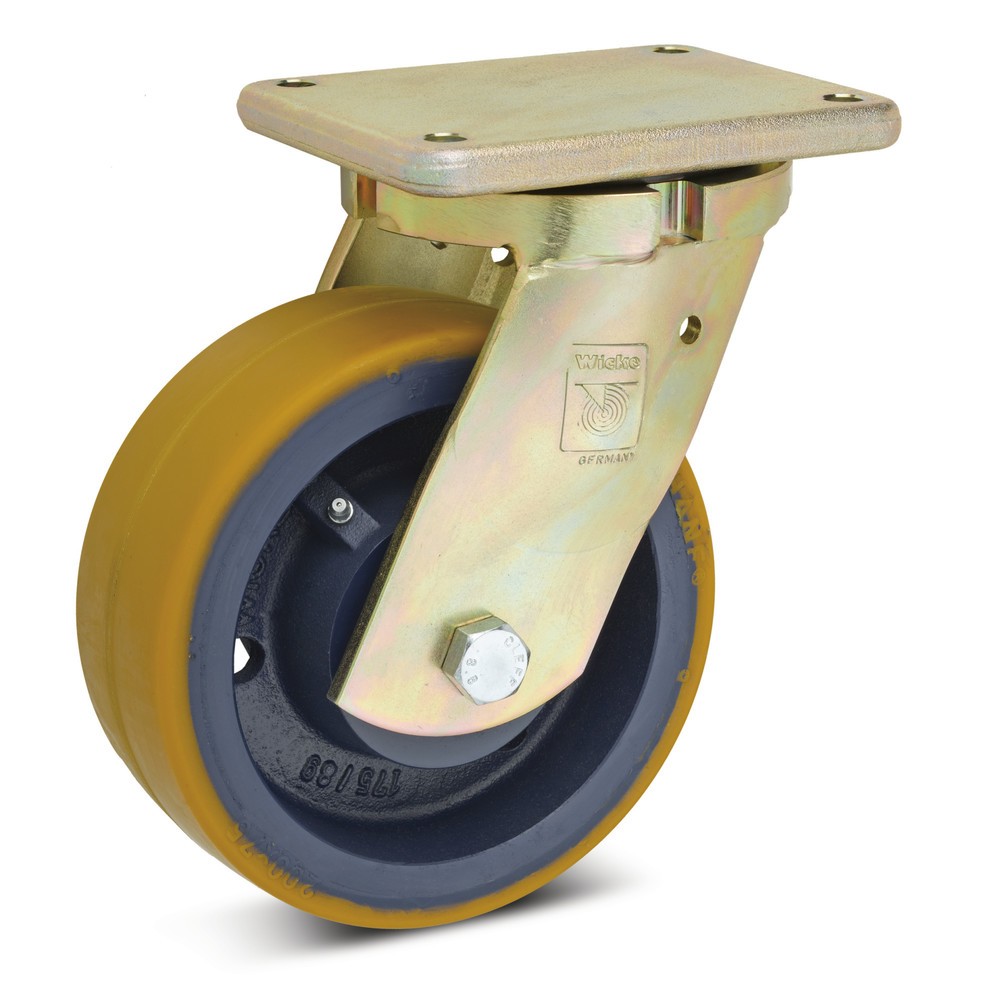 Product afbeelding: Zwenkwiel voor zware lasten Wicke PU premium, Ø x breedte 150 x 60 mm, cap. 800 kg