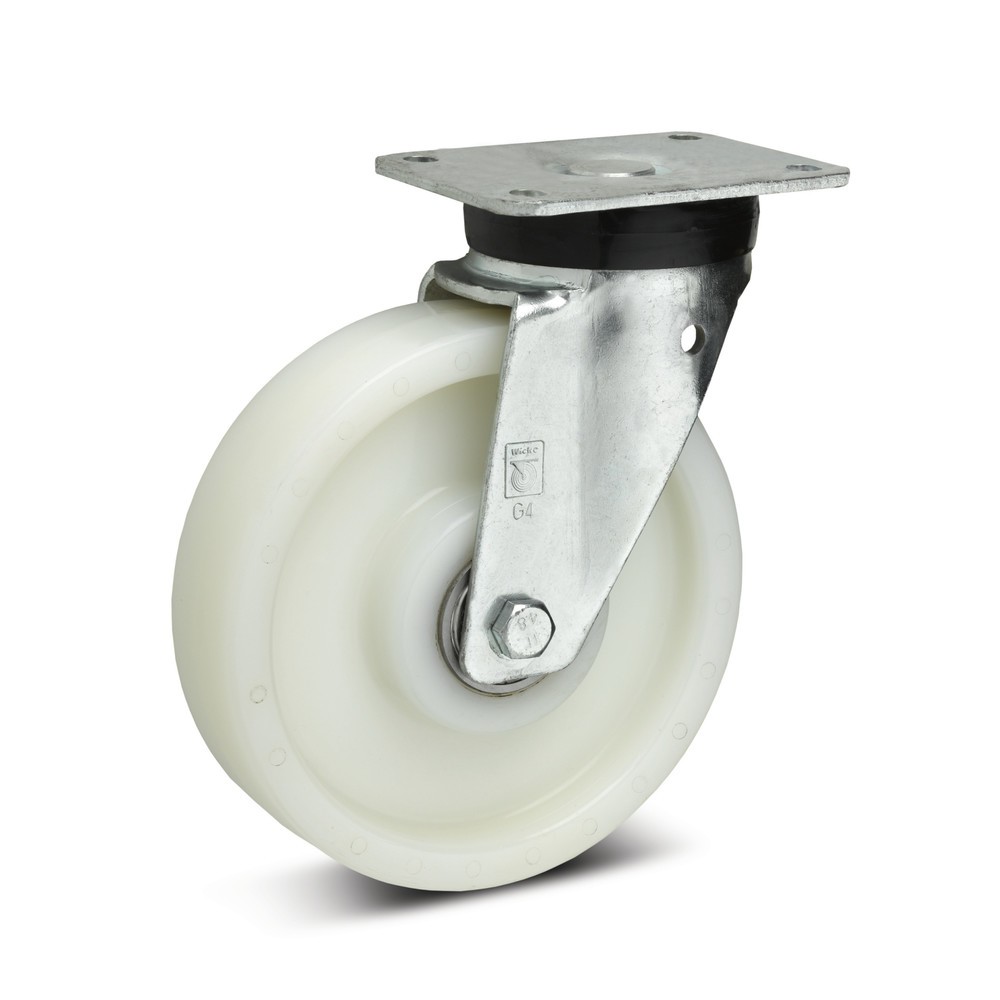 Product afbeelding: Zwenkwiel voor zware lasten Wicke polyamide, groefkogellager Ø x breedte 100 x 35 mm, cap. 500 kg