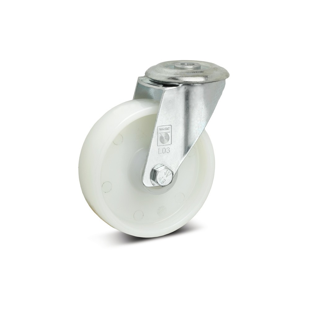 Product afbeelding: Zwenkwiel Wicke van polyamide, plaatstalen behuizing, laat geen strepen achter, Ø x breedte 80 x 35 mm, cap. 150 kg
